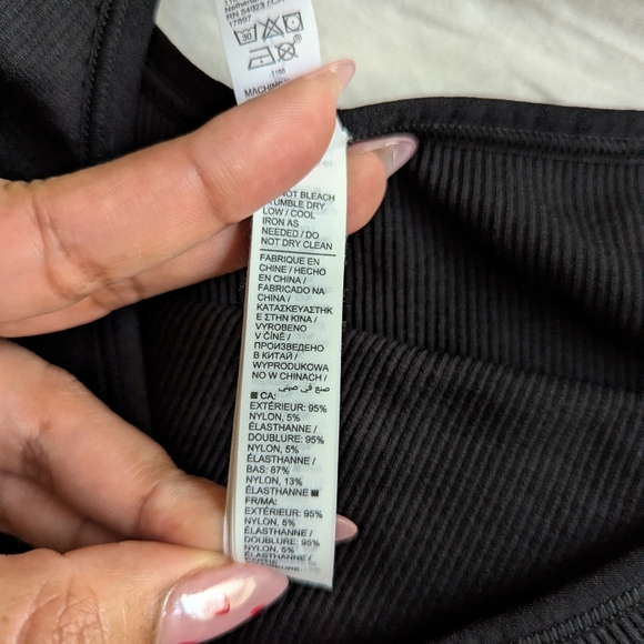 Athleta Ribbed One-Shoulder Bra - Picture 4 of 4